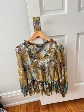 Hemant and Nandita Floral Top (XS)